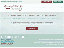 Tablet Screenshot of medicalhotel.it